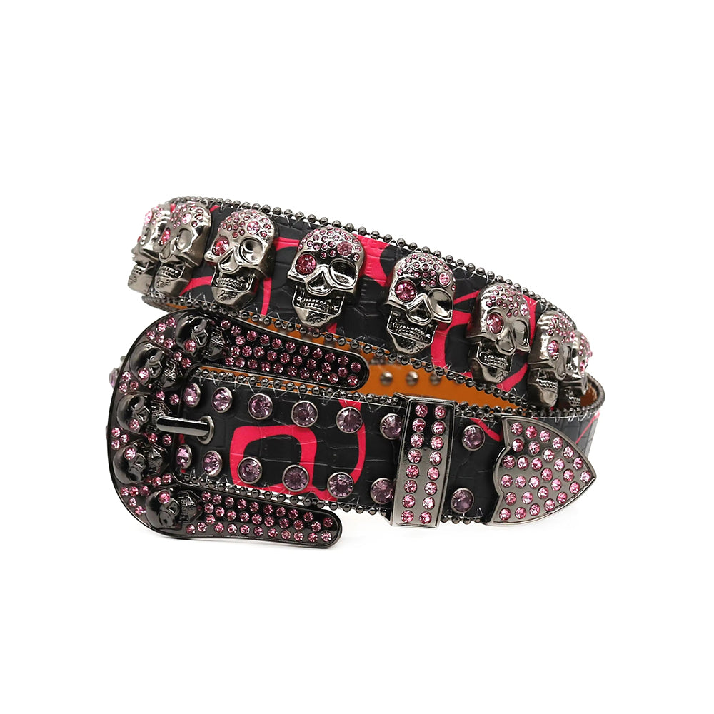 gothic skull belt