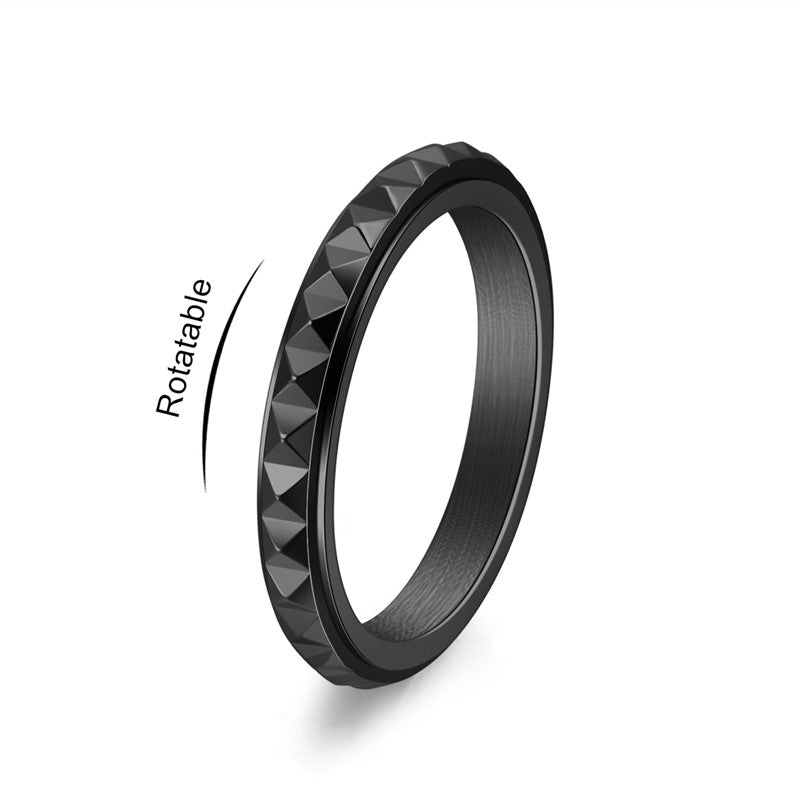 punk spinner ring