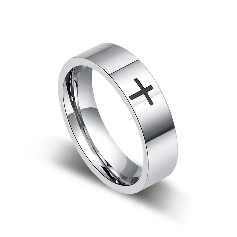 punk cross ring